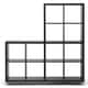 preview thumbnail 2 of 3, Porch & Den Hanalei Dark Brown Modern Cube Shelving Unit
