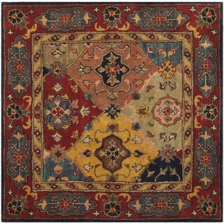 Safavieh Handmade Heritage Timeless Traditional Red Wool Rug Safavieh Handmade Heritage Timeless Traditional Red Wool Rug 4 Square On Free Shipping Today 8010127