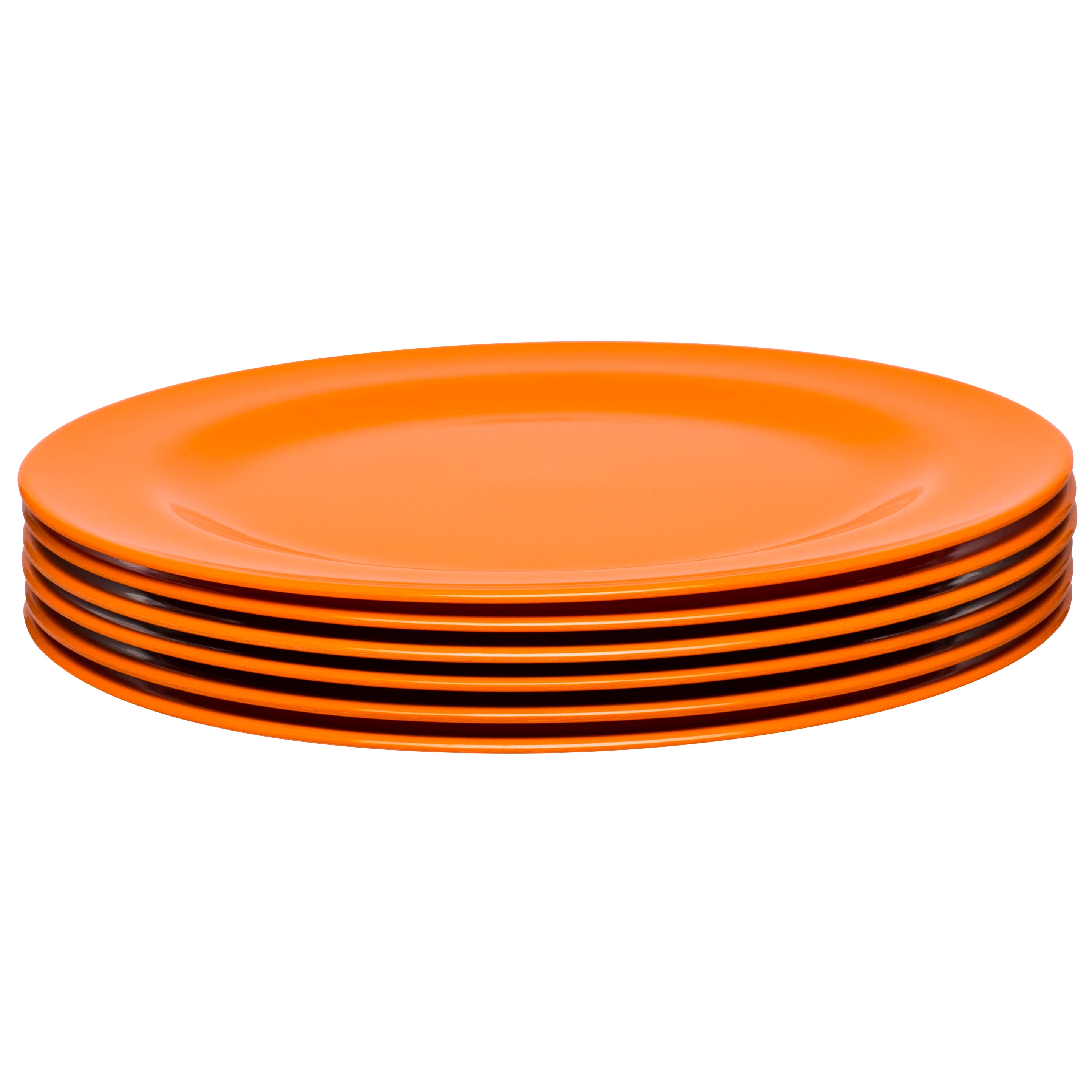 Zak  Ella Orange 9.25 inch Salad Plates (set Of 6)