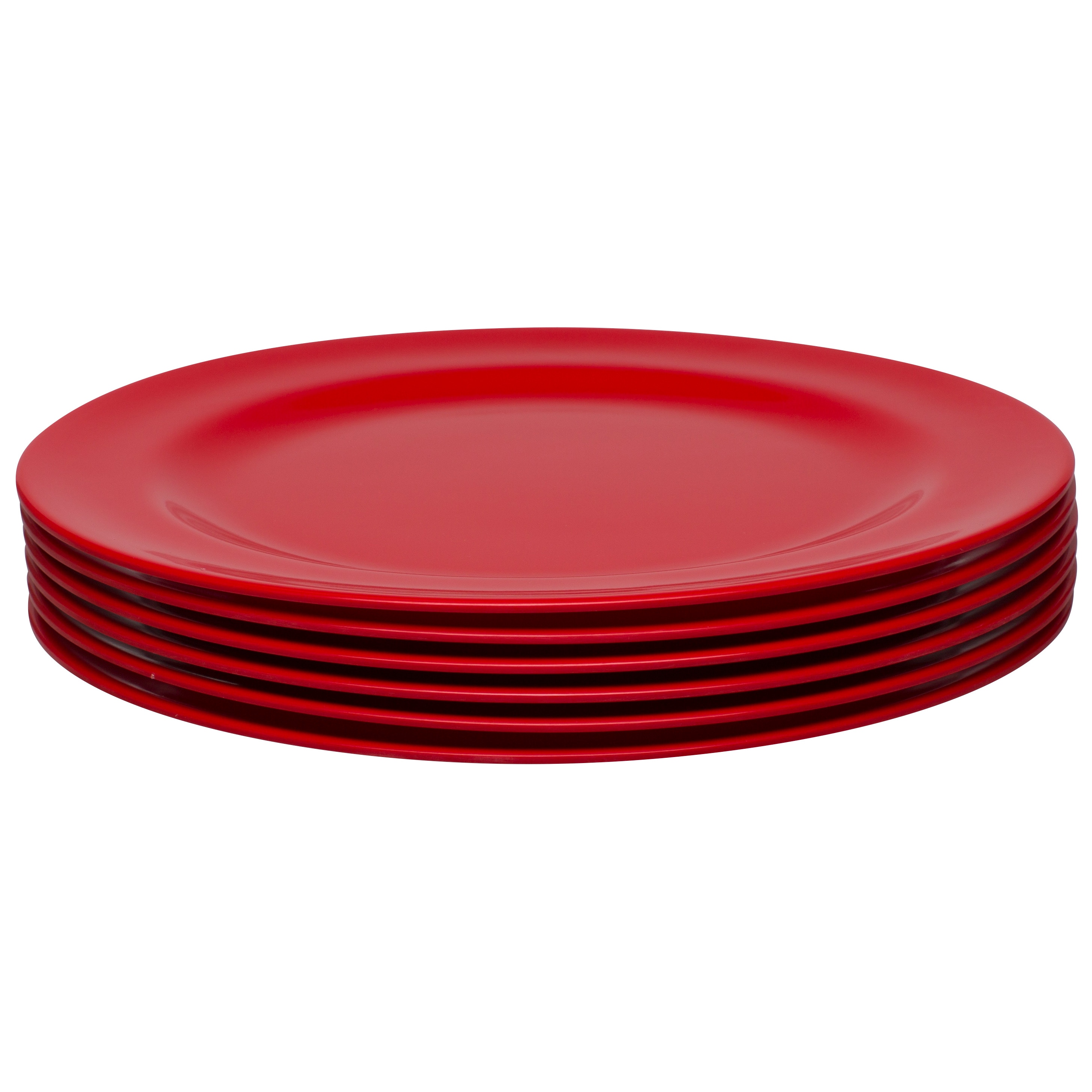 Zak  Ella Red 9.25 inch Salad Plates (set Of 6)