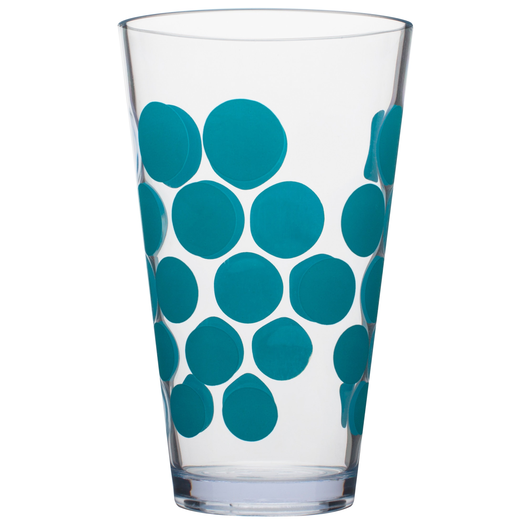 Zak  Dot Blue Azure Acrylic 19 ounce Hiball Tumblers (set Of 6)