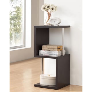 Porch & Den Victoria Park Broward Dark Brown 2-tier Display Shelf. Opens flyout.