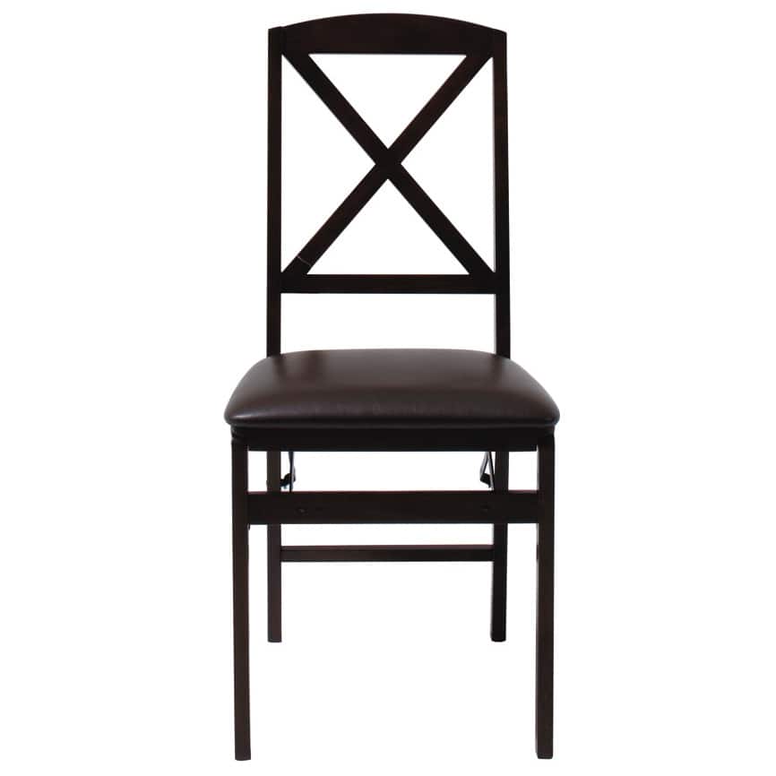 Cosco Wood X-Back Folding Chair 2 Pack