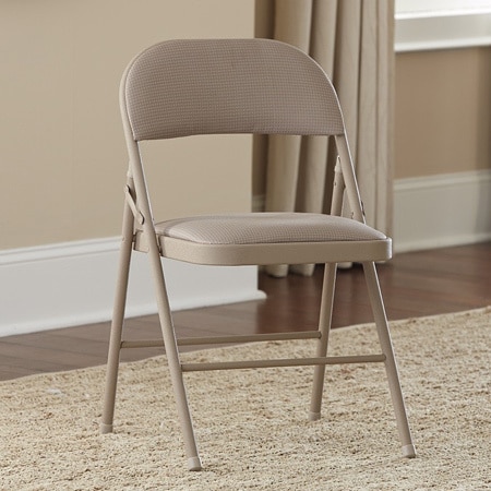 Cosco Fabric Seat Folding Chairs Set Of 4