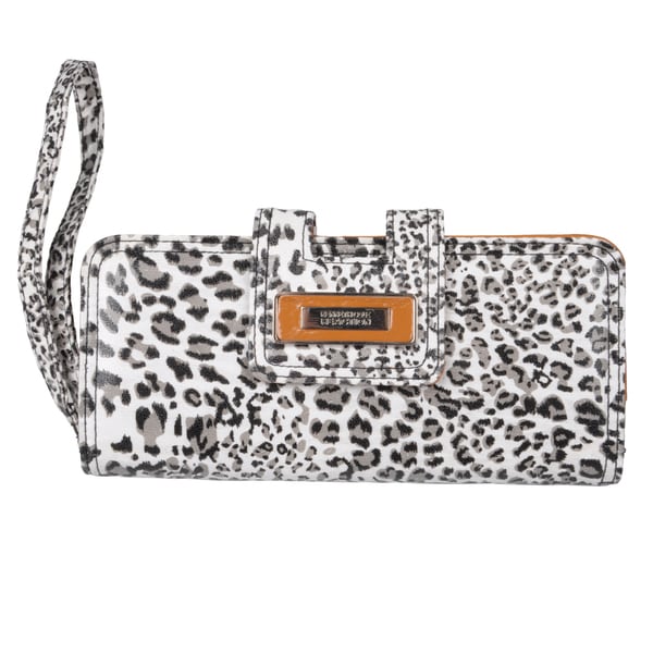 women's leopard print wallet