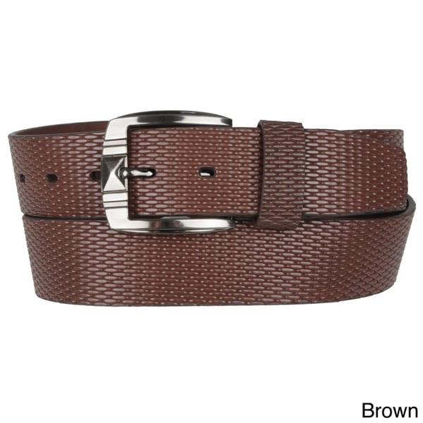 Boston Traveler Men's Leather Fashion Belt Boston Traveler Men's Belts