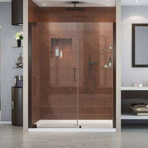 Shop Dreamline Elegance 58 60 In W X 72 In H Frameless Pivot
