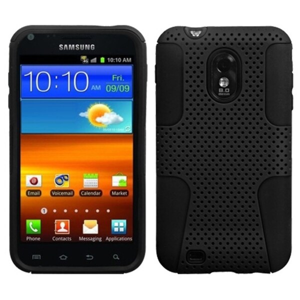 INSTEN Black Astronoot Protector Phone Case Cover for Samsung D710 Epic 4G Touch