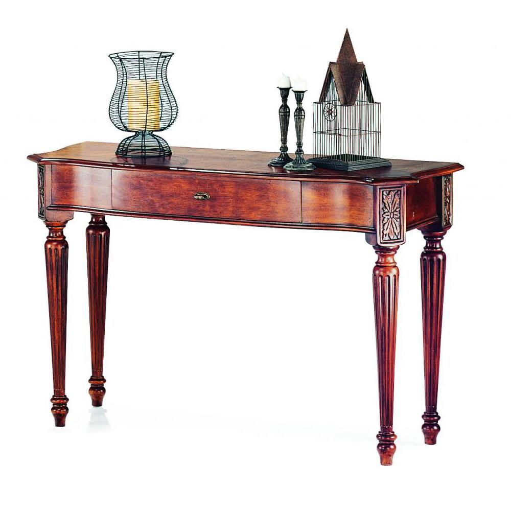 Sedona Cherry Veneer Wood Rectangular Sofa Table