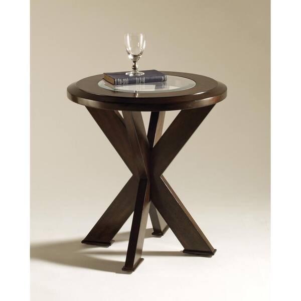Roxboro Wood Round End Table 8016075