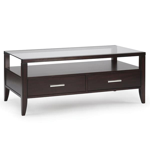 Baker Wood Collection Rectangular Cocktail Table   Shopping