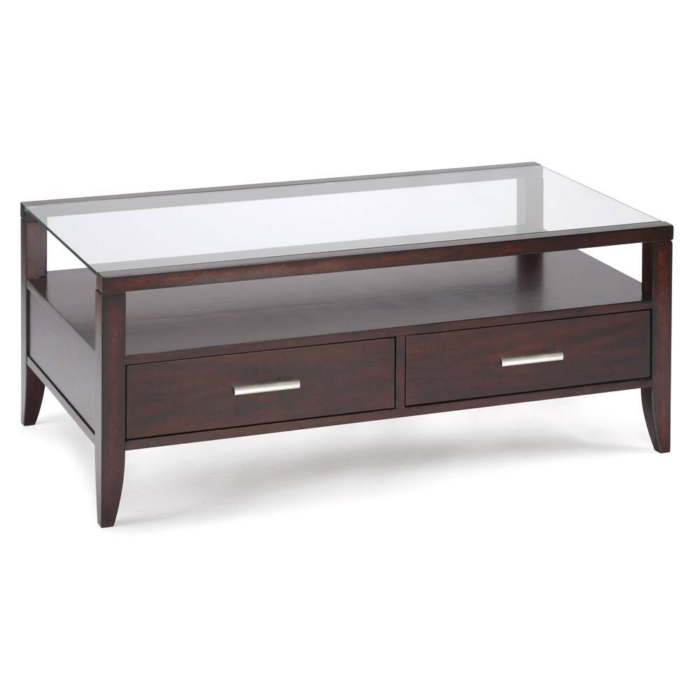 Baker Wood Collection Rectangular Cocktail Table