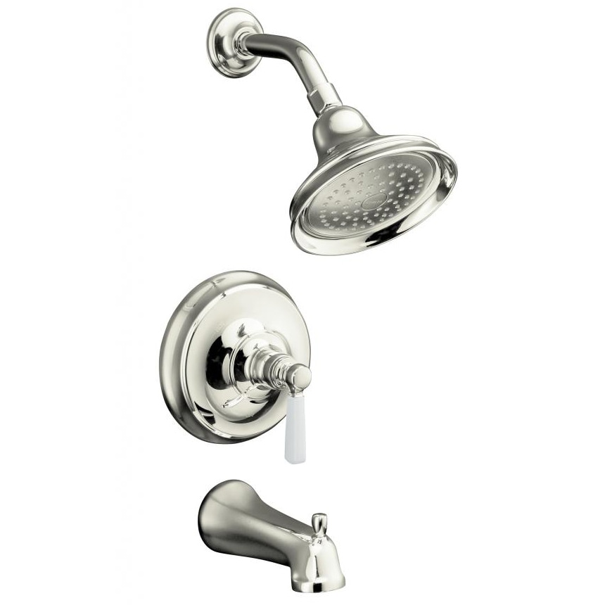 Kohler Bancroft Rite temp Polished Nickel Bath And Shower Faucet Trim