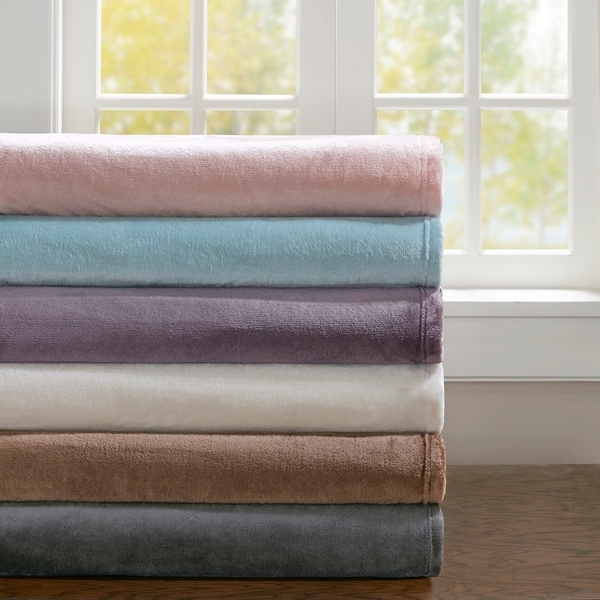 Madison Park Microlight Ultra Soft Plush Blanket
