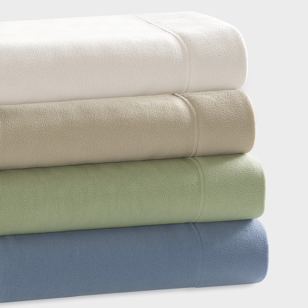 Premier Comfort Microfleece Knitted Solid Sheet Set