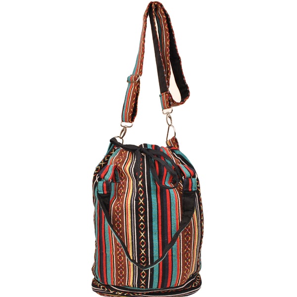 Shop Handmade Boho Chic Bucket Bag (Nepal) - Free Shipping On Orders Over $45 - www.semashow.com ...