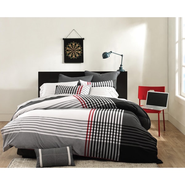 Ink+Ivy Blake 3-piece Duvet Cover Set