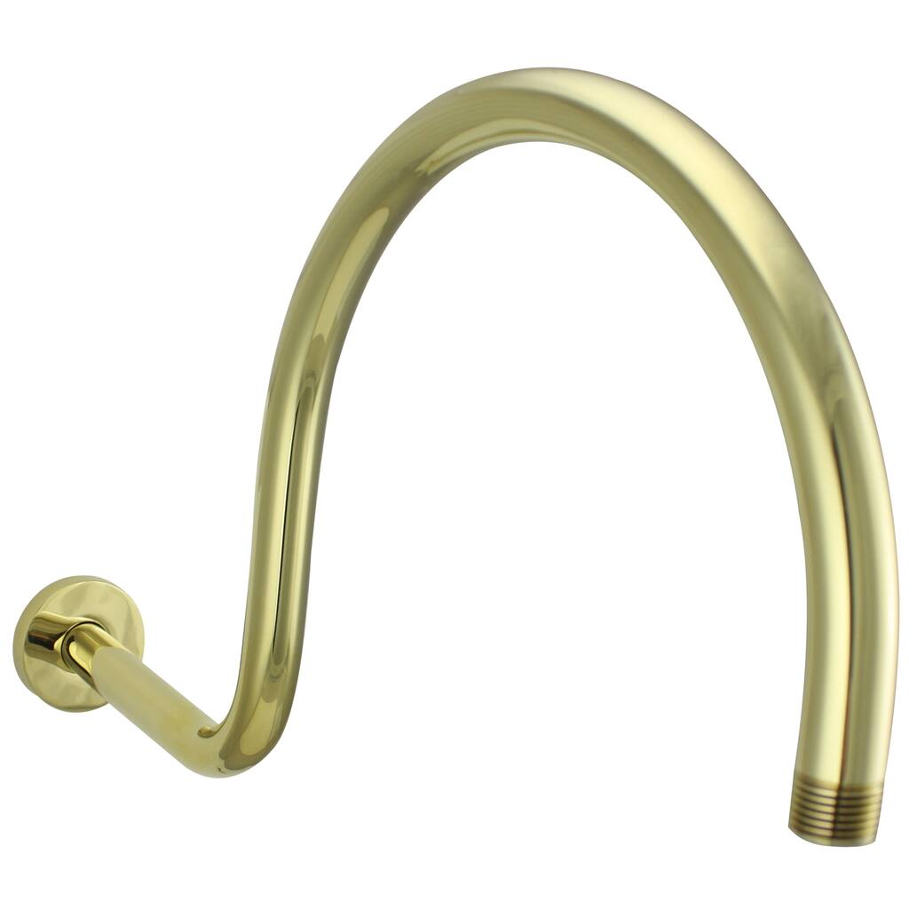 Jado Diamond 16-inch Goldtone Shepherd's Shower Arm