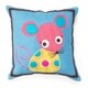 preview thumbnail 2 of 1, Cottage Home Cute Petite Mouse Wool 12 Inch Throw Pillow