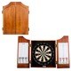 Trademark Games Beveled Wood Dart Cabinet Pro Style Board - Thumbnail 1