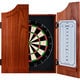 Trademark Games Beveled Wood Dart Cabinet Pro Style Board - Thumbnail 3