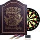 Trademark Games King's Head Value Dartboard Cabinet Set - Thumbnail 0