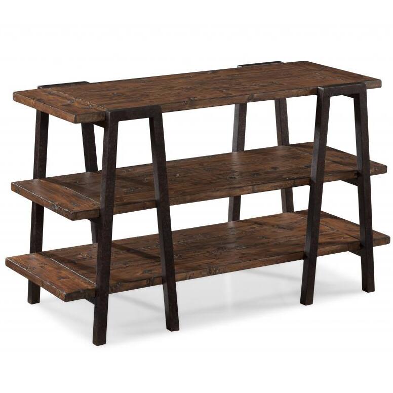 Lawton Wood and Metal Rectangular Sofa Table