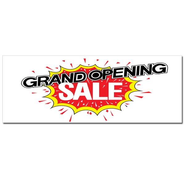 Exlposive Grand Opening Sale Vinyl Advertising Sign R&T Enterprises Signs & Holders