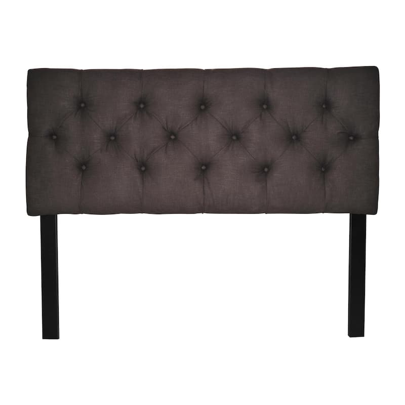 Klein Chocolate Diamond-tufted Upholstered Headboard