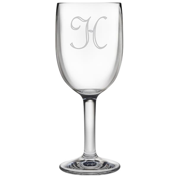 Shop Personalized Acrylic Wine Glasses (Set of 4) - Free Shipping Today