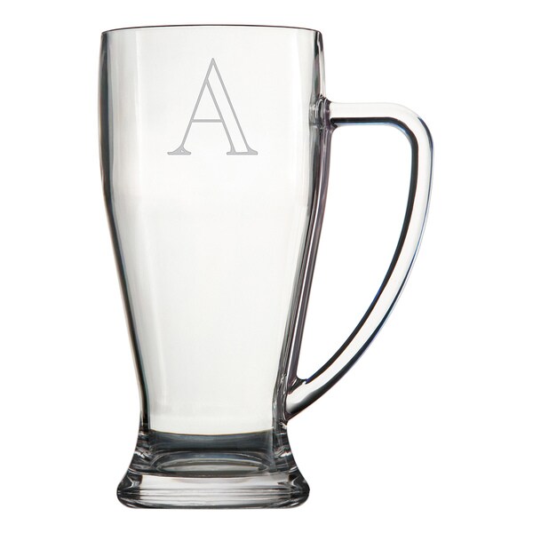 Personalized Acrylic Bavarian Beer Glasses (Set of 4)