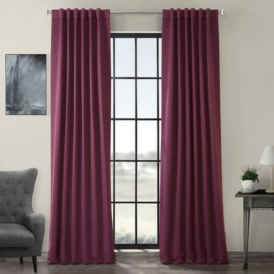Buy Purple Thermal Back Tab Curtains Drapes Online At