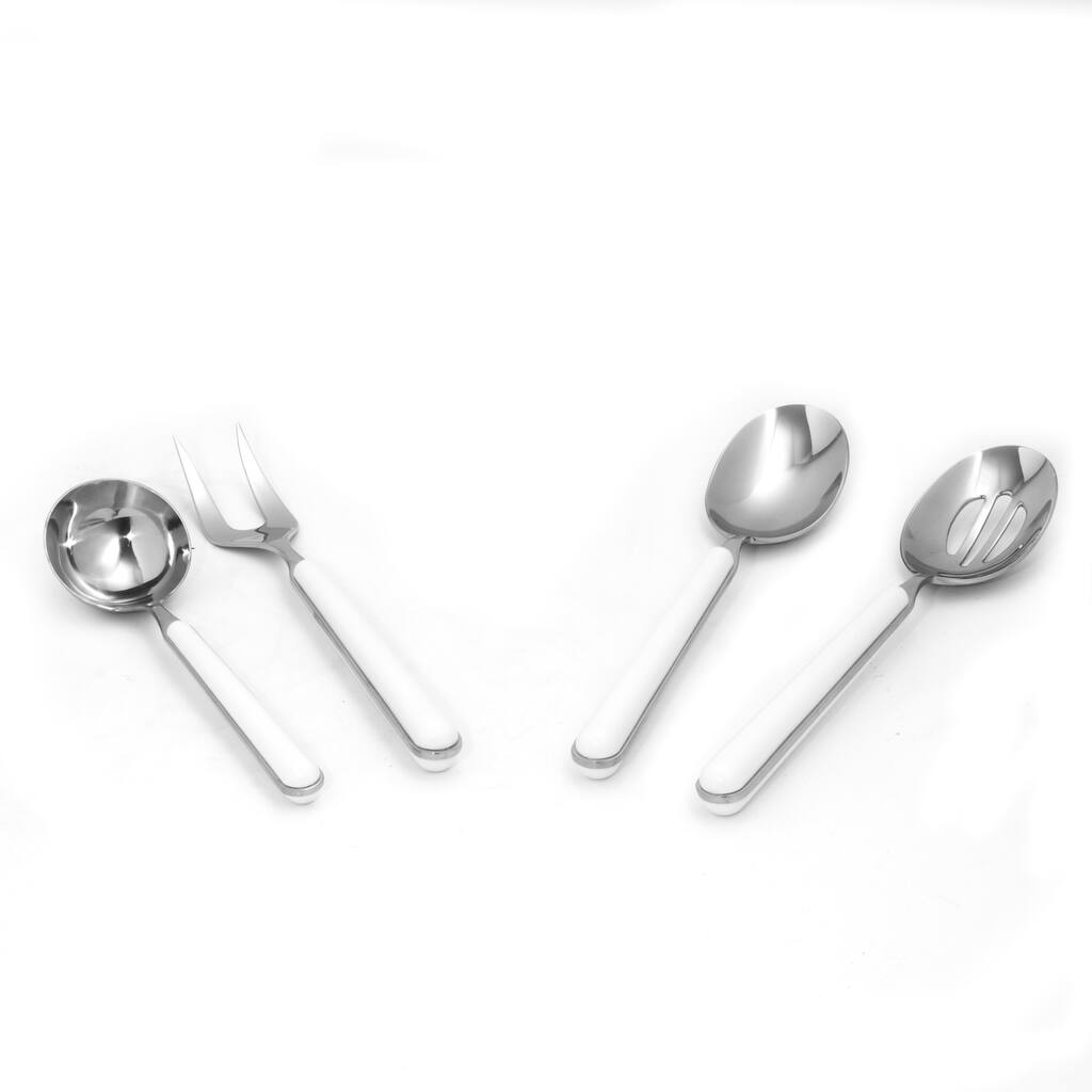 Red Vanilla Elite White Hostess 4-piece Set