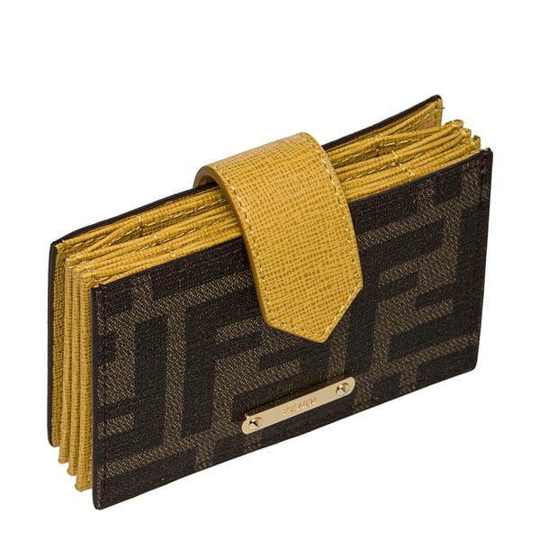 fendi accordion card case