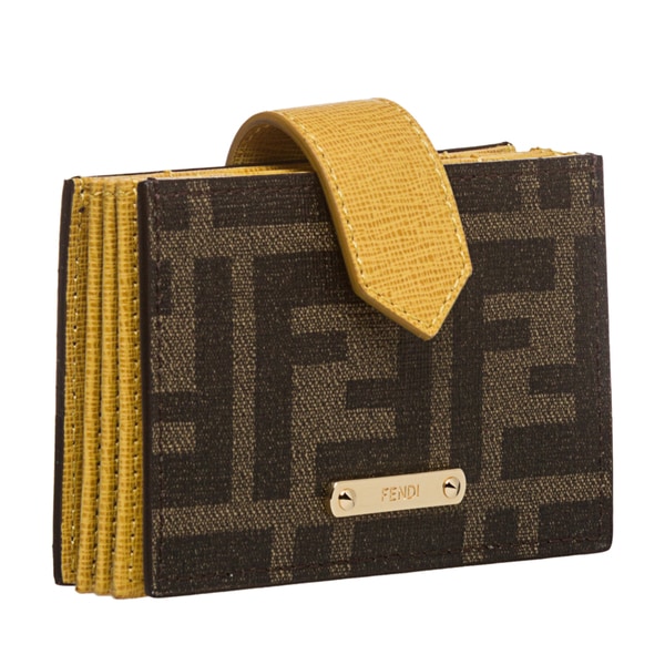 fendi accordion wallet