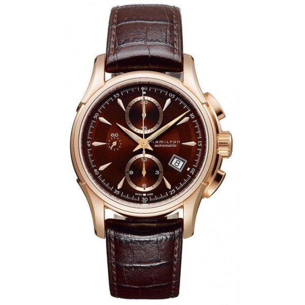 Hamilton Men's 'Jazzmaster Auto Chrono' Brown Dial Watch Hamilton Men's Hamilton Watches