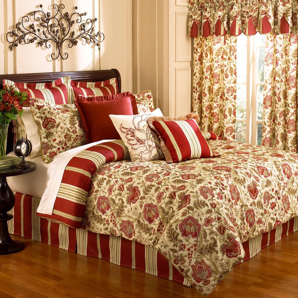 Waverly Imperial Dress Brick 4-piece Comforter Set