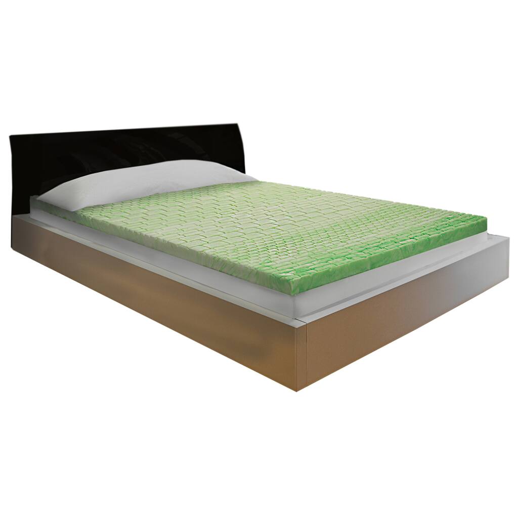 Comfort Dreams Lifestyle Collection Relief 3-inch Gel Infused Memory Foam Topper