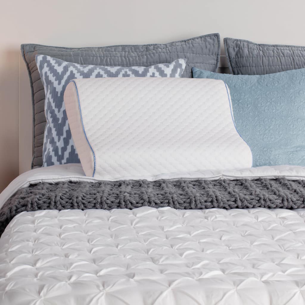 Sealy Memory Foam Contour Pillow - White