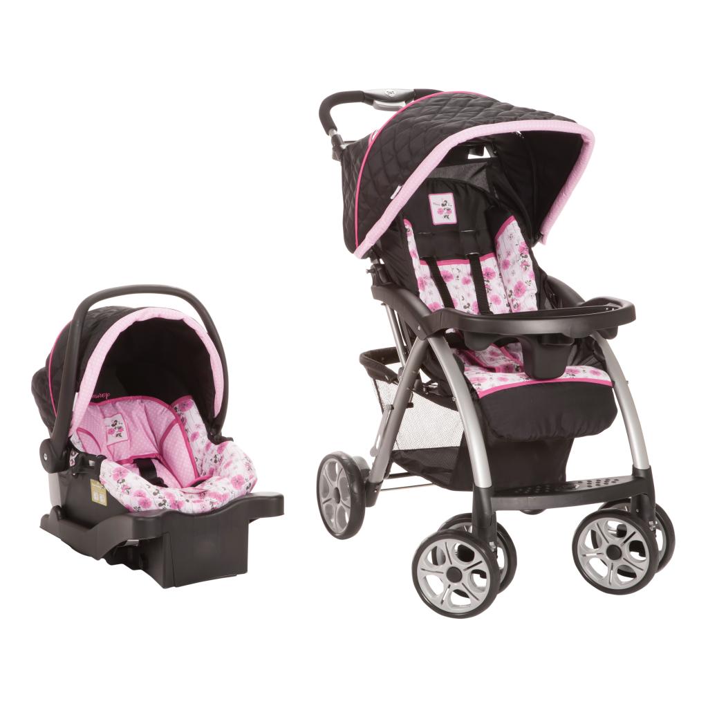 minnie mouse stroller and carseat combo