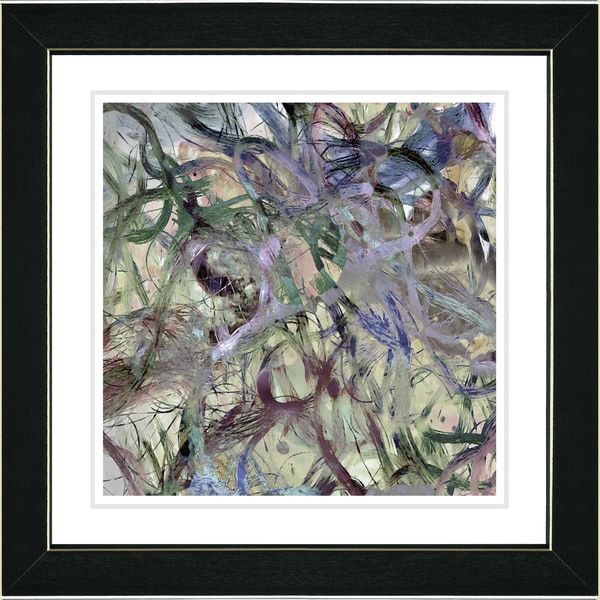 Studio Works Modern 'Tangle - Oyster Yellow' Framed Art Print