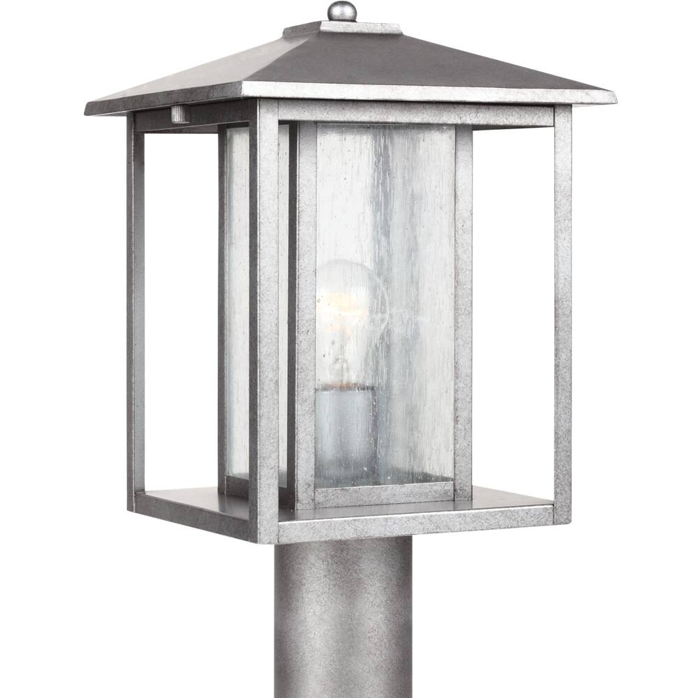 Hunnington 1-light Weathered Pewter Outdoor Post Light