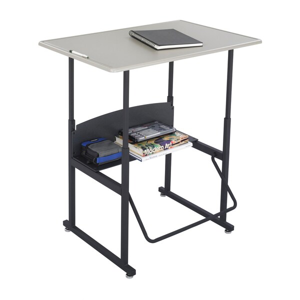 Safco Alphabetter 36 X 24 Standard Top Stand Up Desk With Safco Alphabetter 36 X 24 Standard Top Stand Up Desk With Footrest Free Shipping Today 8026388
