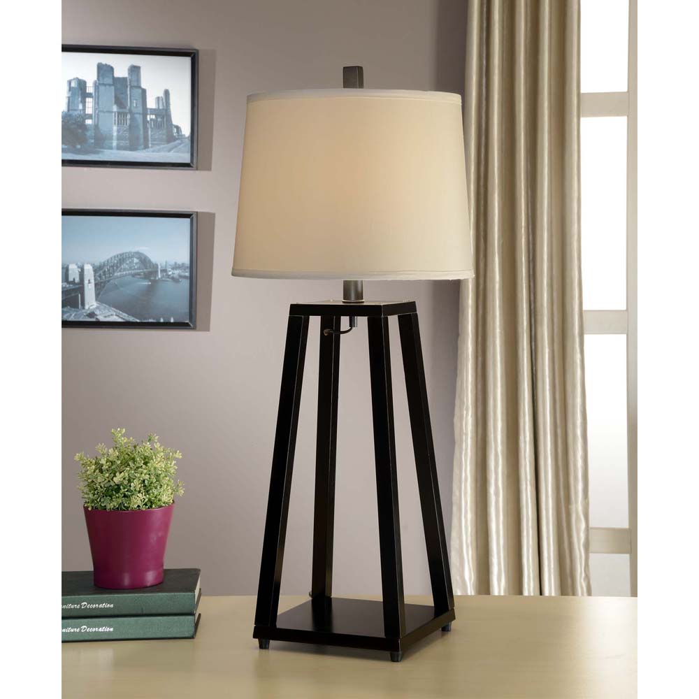 Artiva USA Elliot Modern 35-inch Java-black Wood Table Lamp