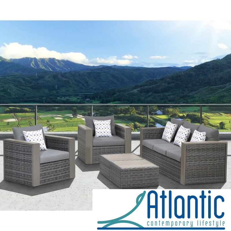 Freeport 5 piece Patio Conversation Furniture Set