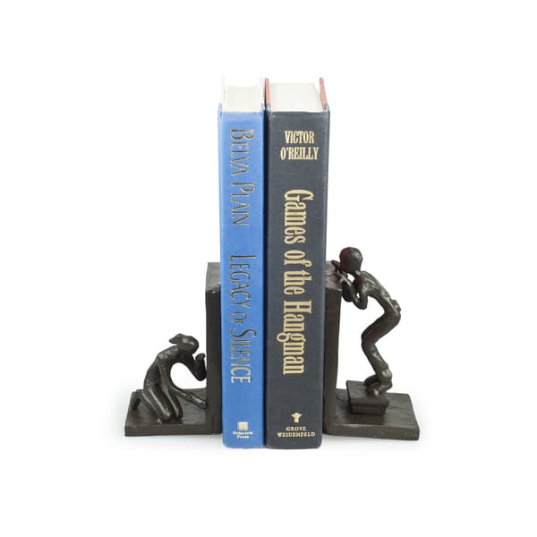 Peek-a-Boo Metal Bookend Set - Bed Bath & Beyond - 8028827