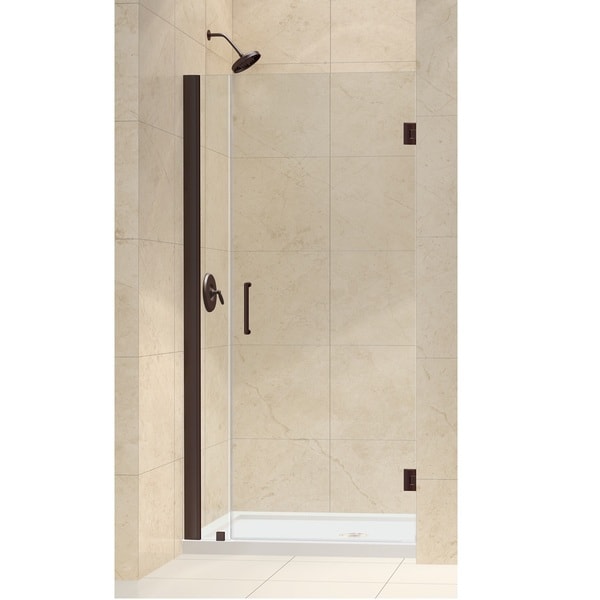 DreamLine Unidoor 35 36 inch Frameless Hinged Shower Door DreamLine Shower Doors