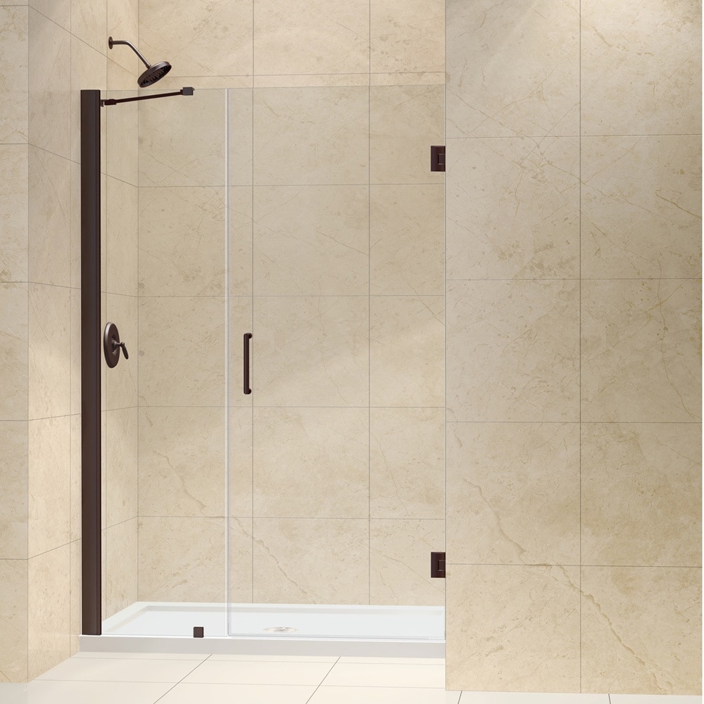 Dreamline Oil Rubbed Bronze Unidoor 43 44 inch Frameless Hinged Shower Door