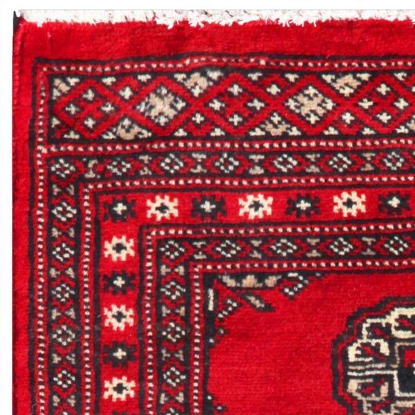 2x3 Pakistani Bokhara Wool Tribal Rug