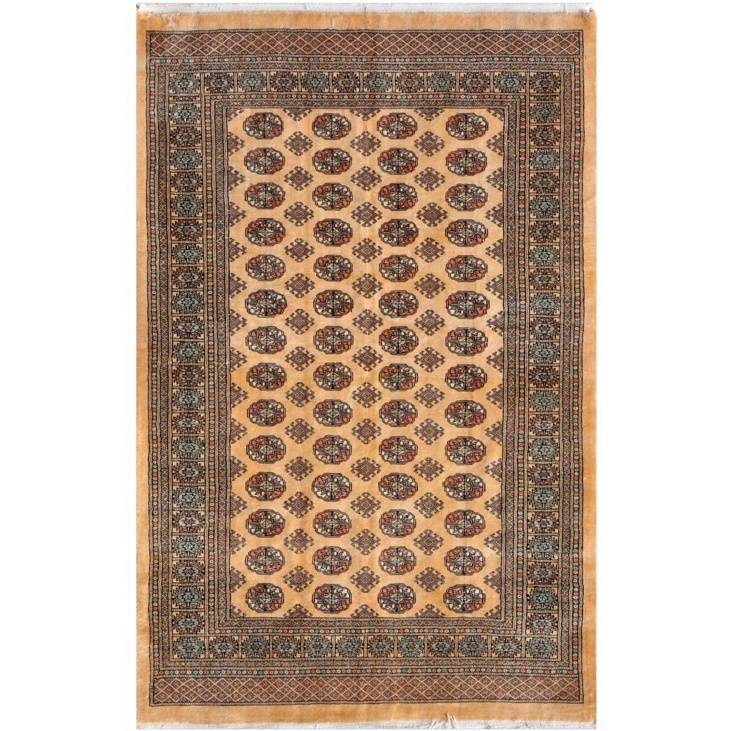 Handmade Bokhara Wool Rug (Pakistan) - 5' x 7'9